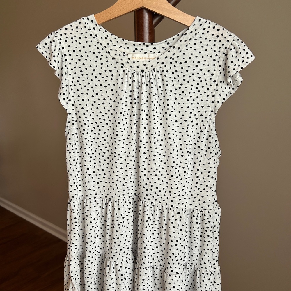 Monteau Los Angeles Polka Dotted Tunic